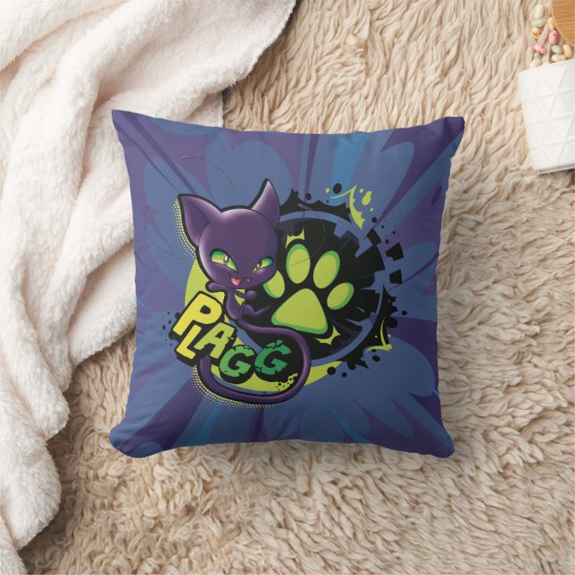 Miraculous Kwami Plagg Throw Pillow (Blanket)