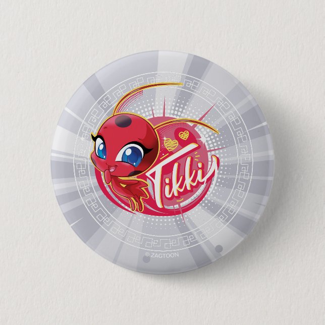 Miraculous Kwami Tikki Button (Front)