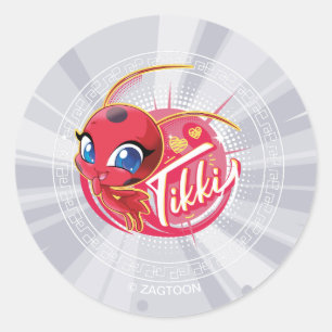 Miraculous Kwami Tikki Classic Round Sticker