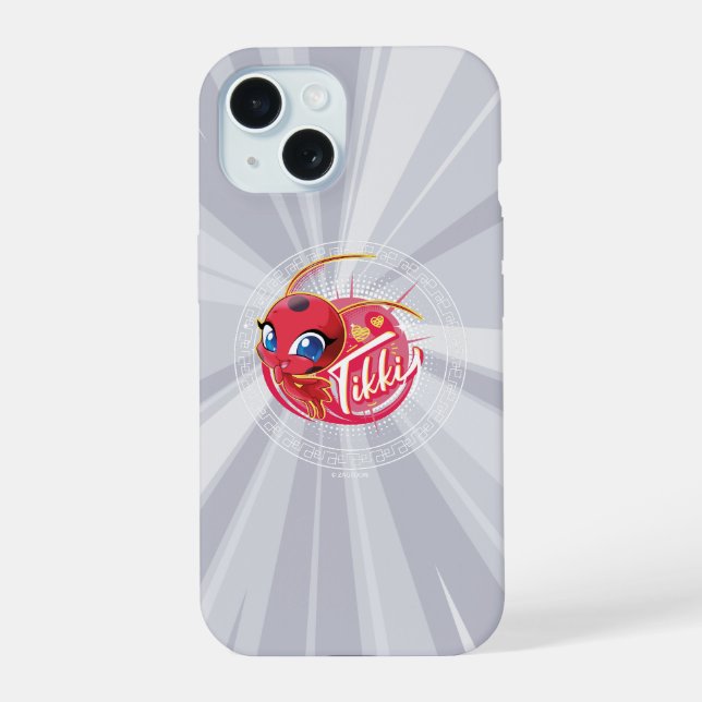 Miraculous Kwami Tikki iPhone 15 Case (Back)