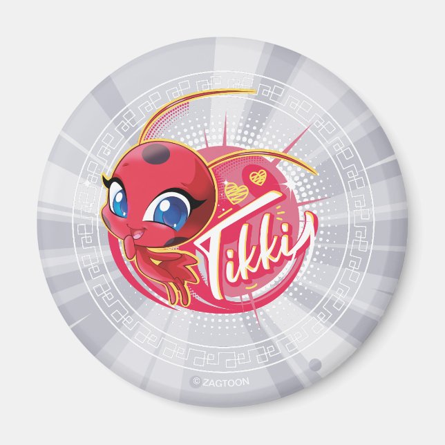Miraculous Kwami Tikki Magnet (Front)