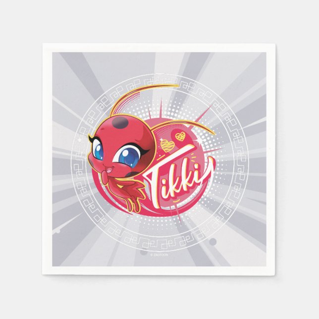 Miraculous Kwami Tikki Napkins (Front)