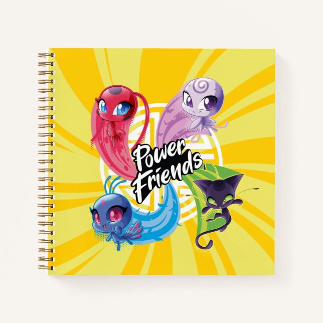 Miraculous Kwamis Power Friends Notebook (Front)