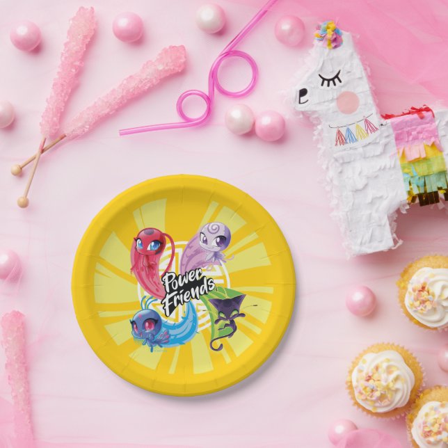 Miraculous Kwamis Power Friends Paper Plates (Party)