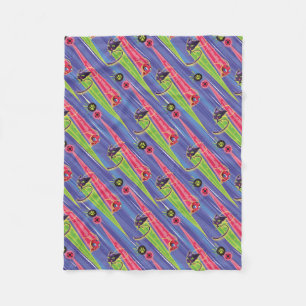 Miraculous Kwamis Tikki & Plagg Pattern Fleece Blanket