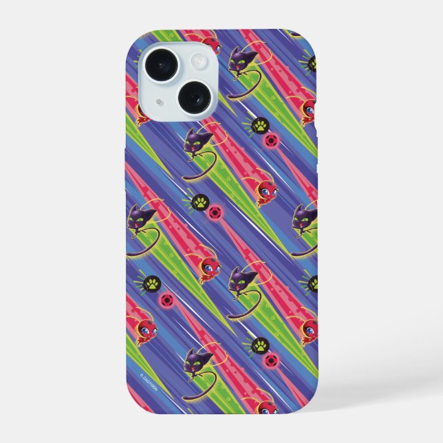Miraculous Kwamis Tikki & Plagg Pattern Iphone Case (Back)