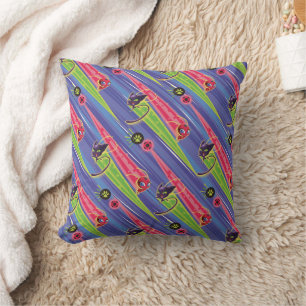 Miraculous Kwamis Tikki & Plagg Pattern Throw Pillow