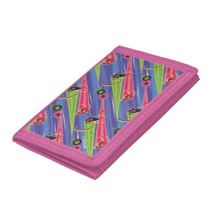 Miraculous Kwamis Tikki & Plagg Pattern Trifold Wallet