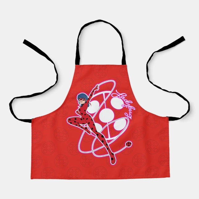 Miraculous Ladybug Badge Apron (Front)