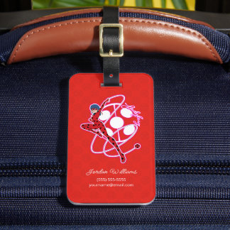Miraculous Ladybug Badge Luggage Tag