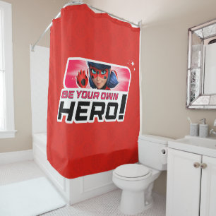 Miraculous Ladybug Be Your Own Hero Shower Curtain