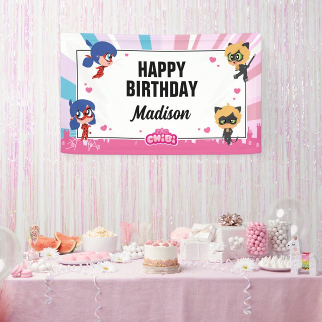 Miraculous Ladybug Birthday Banner (Party)