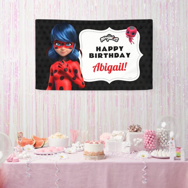Miraculous Ladybug Birthday Banner (Party)