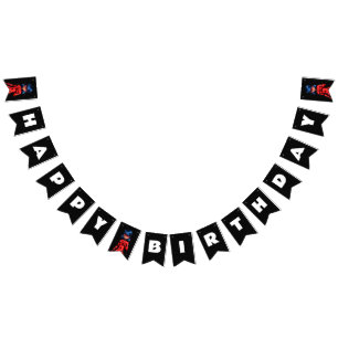 Miraculous Ladybug Birthday Bunting Flags