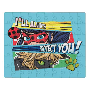 Miraculous Ladybug & Cat Noir Always Protect You Jigsaw Puzzle