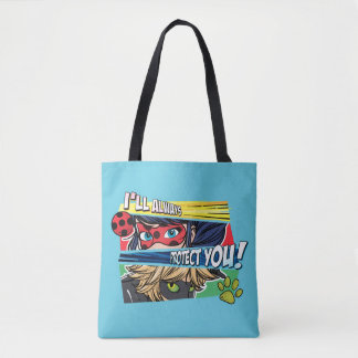 Miraculous Ladybug & Cat Noir Always Protect You Tote Bag