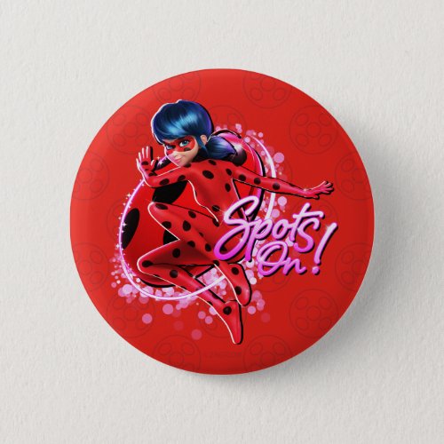 Miraculous Ladybug  Spots On Graphic Button