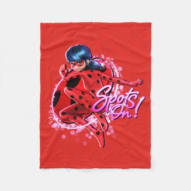 Miraculous Ladybug | Spots On Graphic Fleece Blanket (Front)