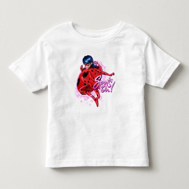 Miraculous Ladybug | Spots On Graphic Toddler T-shirt (Front)