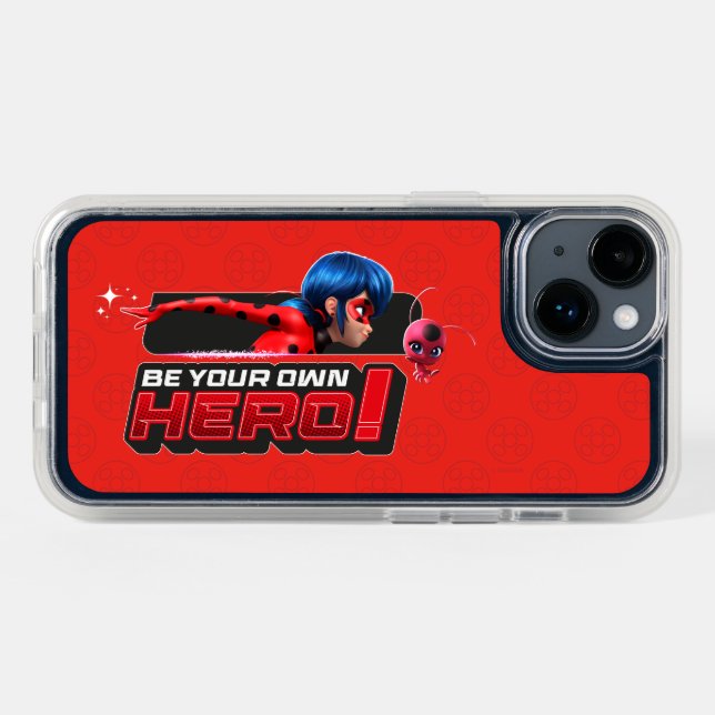 Miraculous Ladybug & Tikki | Be Your Own Hero! Otterbox iPhone Case (Midnight Horizontal)
