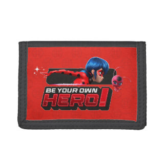 Miraculous Ladybug & Tikki | Be Your Own Hero! Trifold Wallet