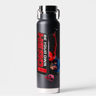 Miraculous Ladybug & Tikki   Be Your Own Hero! Water Bottle