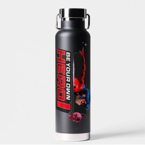 Miraculous Ladybug  Tikki  Be Your Own Hero Water Bottle