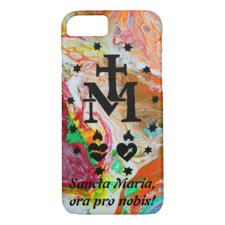 Miraculous Medal abstract iPhone 8/7 Case
