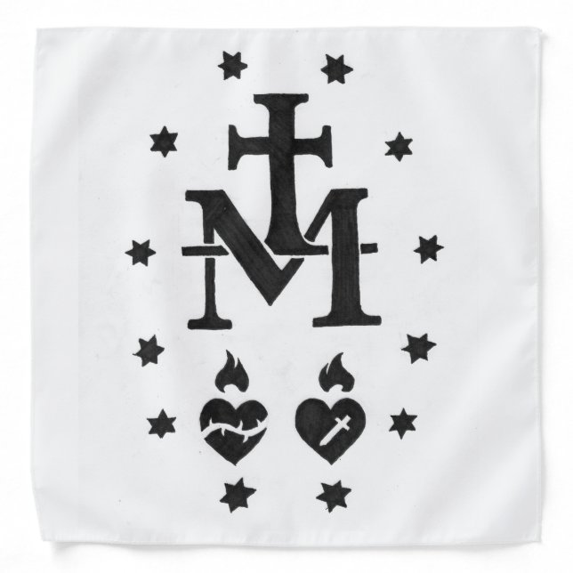 Miraculous Medal Bandana (Front)