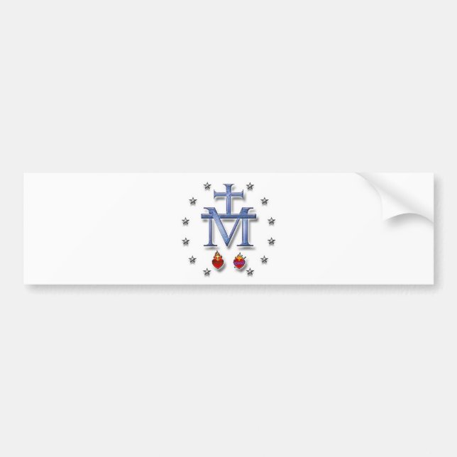 Miraculous Medal Bumper Sticker (Front)