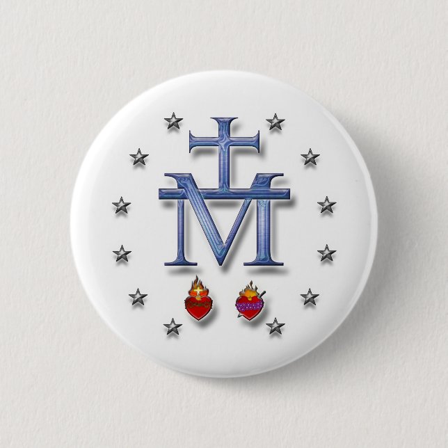 Miraculous Medal Button (Front)