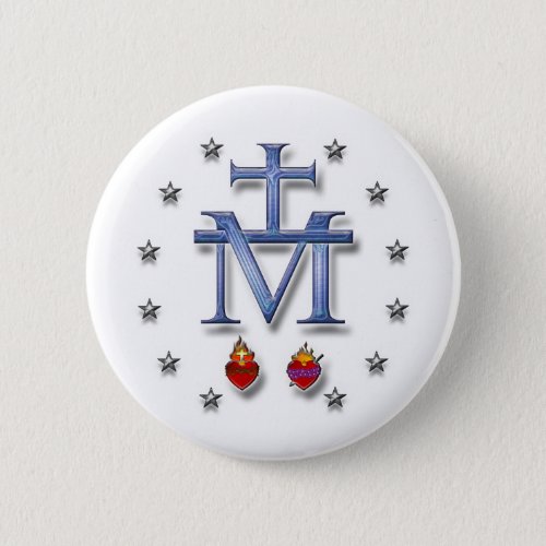 Miraculous Medal Button
