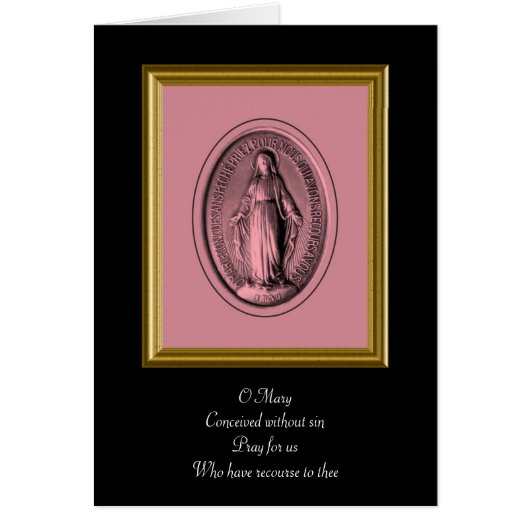 Miraculous Medal Cards (Front)
