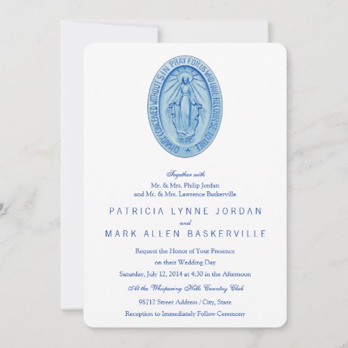 Miraculous Medal Invitation