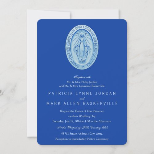 Miraculous Medal Invitation