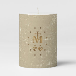 Miraculous Medal, Medal of Our Lady of Grace Pillar Candle