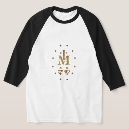 Miraculous Medal  Medal of Our Lady of Grace  T_Shirt