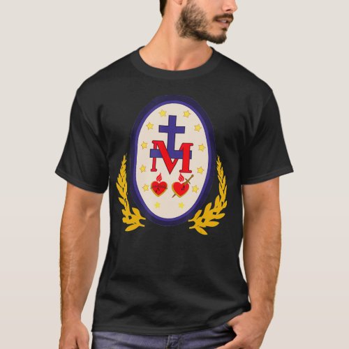Miraculous Medal Of Immaculate Conception Catholic T_Shirt