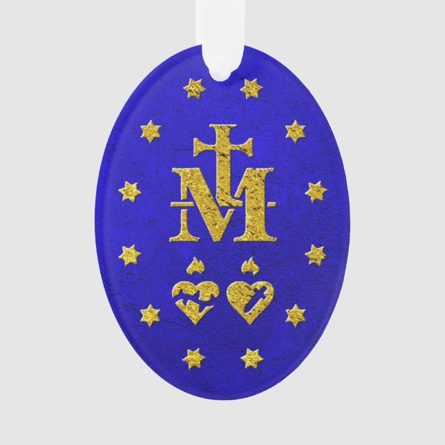 Miraculous Medal Ornament (Front)