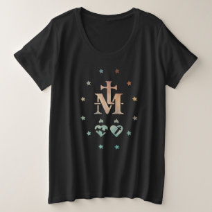 Miraculous Medal Our Lady of Grace  Plus Size T-Shirt