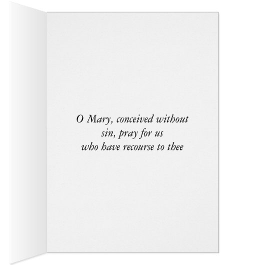 Miraculous Medal Prayer (Inside (Right))