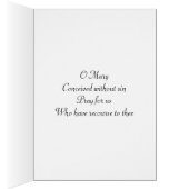 Miraculous Medal Prayer (Inside (Right))