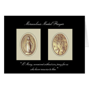 Miraculous Medal Prayer Cards
