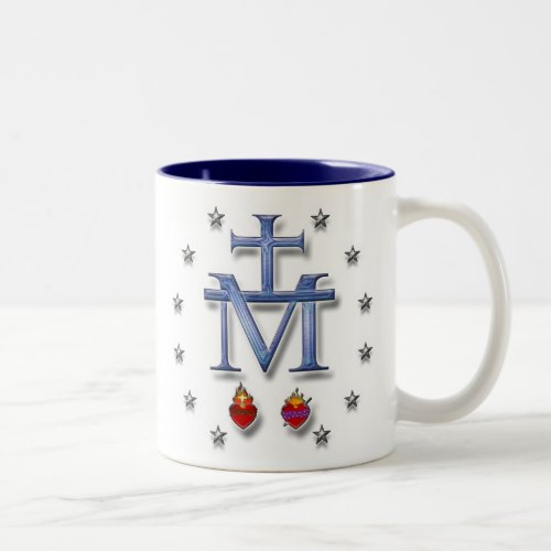 Miraculous Medal Two_Tone Coffee Mug