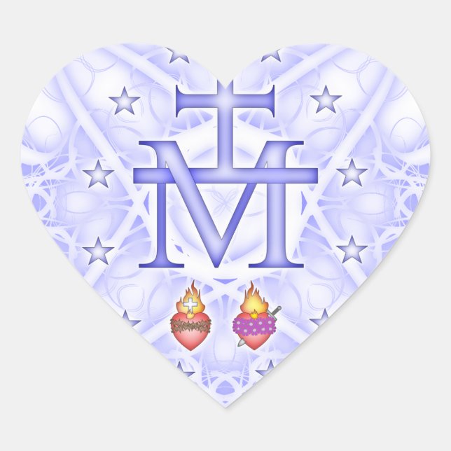 Miraculous Medallion Heart Sticker (Front)