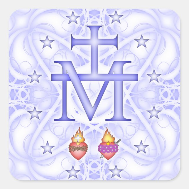 Miraculous Medallion Square Sticker (Front)