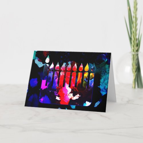 Miraculous Menorah Card