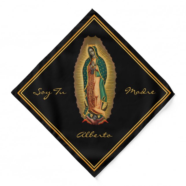Miraculous Our Lady of Guadalupe Mexican Hispanic  Bandana (Front)