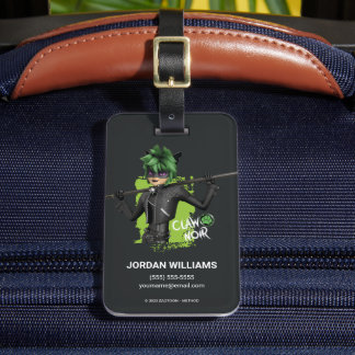 Miraculous Re-verse Claw Noir Character Graphic Luggage Tag