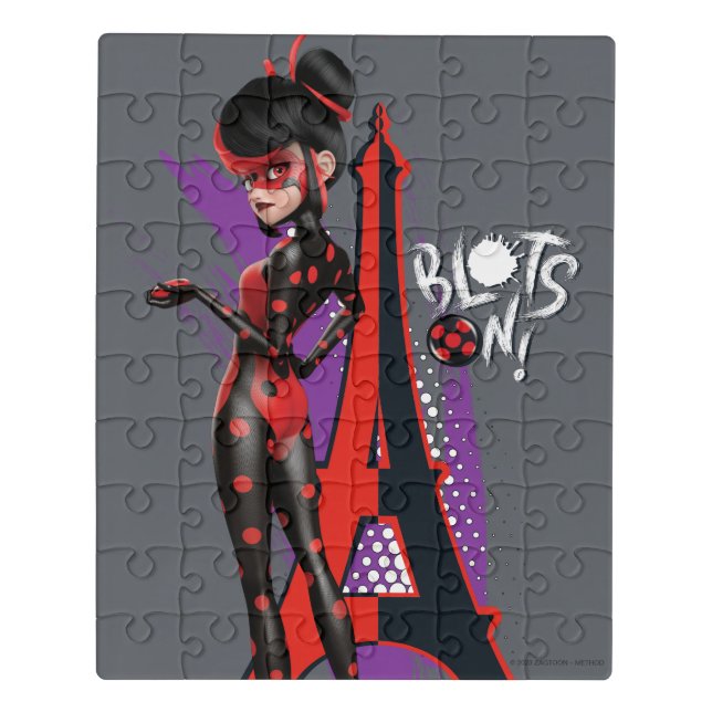 Miraculous Re-verse Shadybug Blots On! Jigsaw Puzzle (Puzzle Vertical)